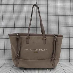 ◇ ジル バイ ジルスチュアート JILL by JILLSTUART キャンバストートバッグ ブラウン系 レディース E  【1510230013576】