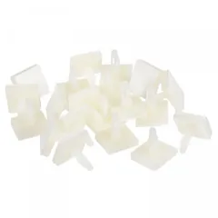 新品 uxcell スティッキーPCBスペーサー 接着剤スタンドオフ プラスチックカラム 固定回路基板用 サポート高さ4.8 mm 20個