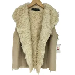 ザラ ZARA 裏地フェイクファースエードベスト レディース import：S 