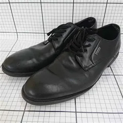 ◇ Θ クラークス Clarks CRAFTMASTER レザー ビジネスシューズ ブラック系 メンズ 26.5cm E  【1511120020896】