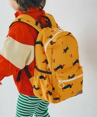 ヘビロテしたい総柄リュック　p.premier P166016　イエロー