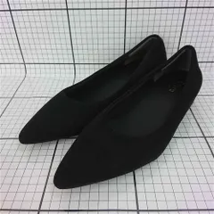 ◇ Θ エルーラ Elura BMZ ポインテッドトゥ バレエシューズ ブラック系 レディース L BMZ監修 E  【1511120021220】