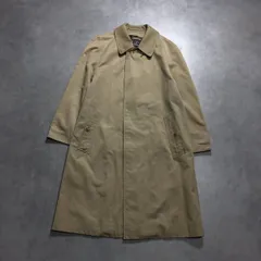 GQ4529◇Burberrys' : 80's-90's archive 裏地ノバチェック柄 ステンカラーコート◇ベージュ系 バーバリーズ