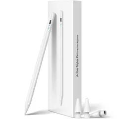 タッチペンiPad用ペン急速充電スタイラスペン極細高感度iPad用pencil傾き感知/磁気吸着/誤作動防止機能対応軽量耐摩2018年以降iPad/iPadPro/iPadair/iPadmini対応