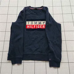 ◇ Θ トミー ヒルフィガー TOMMY HILFIGER クルーネックスウェット ネイビー メンズ M E  【1512020002876】