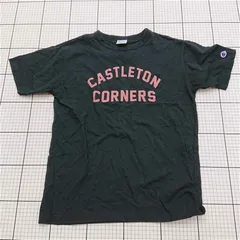 ◇ Θ チャンピオン Champion CASTLETON CORNERS プリントTシャツ ブラック系 メンズ E  【1512020002869】