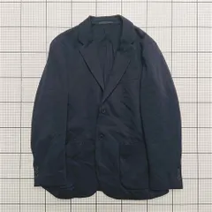 ◇ Θ ユニクロ UNIQLO テーラードジャケット ネイビー メンズ Mサイズ E  【1512020003613】