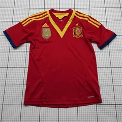 ◇ ⊂ アディダス adidas スペイン代表 2012 ホームユニフォーム レッド系 メンズ E  【1512020004016】
