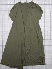 ◇ Θ エイチアンドエム H&M ロングカーディガン カーキ系 Lサイズ レディース E  【1512020003774】