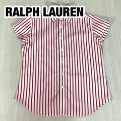 美品✨ラルフローレン ストライプシャツ 半袖 スーパースリムフィット 