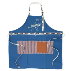 【メール便】ムーミン レディースエプロン エプロン 北欧 ワタナベ キッチン雑貨 お掃除 ガーデニング DIY キャラクター グッズ 