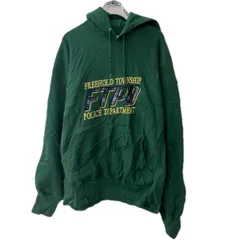 Lee プリントスウェット パーカー 2XL グリーン リー フーディー プルオーバー トップス 秋物 a801-5210