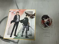 進撃の巨人 一番くじ エレン&リヴァイ ビジュアル色紙 リヴァイ アクリルスタンド