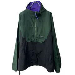 WHITE SIERRA アノラック XL グリーン ブラック ハーフジップ ナイロン フロントポケット 春物 a801-5263