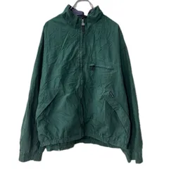Eddie Bauer ジャケット XL グリーン エディーバウアー ジップアップ 胸ポケット アウター 春秋物 a801-5265
