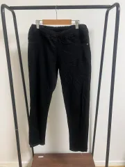 黒色 レディース ズボン ウエストゴム スタイル 5266