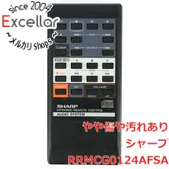 [bn:0] SHARP　オーディオリモコン　RRMCG0124AFSAのサムネイル
