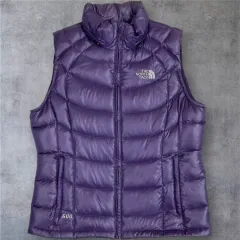 THE NORTH FACE パープル 600フィル グースダウン 軽量 ダウンベスト ベスト 90