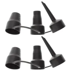 LIOOBO空気入れノズルエアーポンプノズルバルブアダプター空気入れ3ノズル2セット()