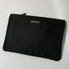 BALENCIAGA / EXPLORER ロゴ クラッチバッグ ブラック