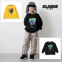 新品2025年秋冬 エクストララージキッズ XLARGE KIDS ダイナソー恐竜トレーナー 110cm120cm130cm140cm X-LARGE KIDS キッズ 子供服 男児