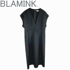 BLAMINK プリーツ ウールシャツ ワンピース レザーベルト付き お値下げ 