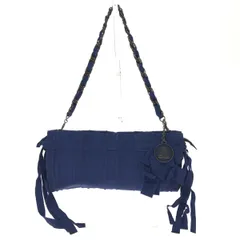 LANVIN COLLECTION ランバンコレクション ワンショルダーバッグ  チェーンショルダー/リボン/ナイロン    ブルー レディース / 240001181362