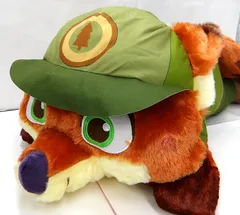 【中古】 赤いほっぺ 寝そべりスーパーラージキッズぬいぐるみ　ズートピア　ニックワイルド