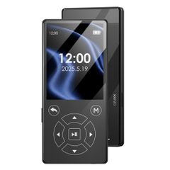 MP3 플레이어 64GB 128GB까지 확장 가능 Bluetooth5.0mp3 플레이어 스피커 내장 음악 플레이어 HIFI 음질 2.4 인치 대형 화면 재생 플레이어 소형 디지털 오디오 플레이어 OTG 기능 SD 카드 대응