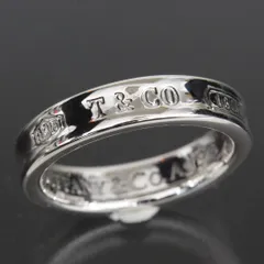 新品仕上げ済 ティファニー 1837 リング 6.5号 シルバー 925 レディース指輪 3.9mm TIFFANY&Co. E1343