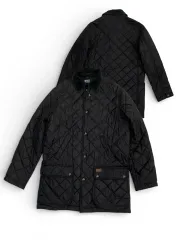 ポロ ラルフ ローレン ブラック キルティング アウター ジャケット S