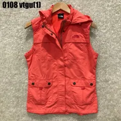 THE NORTH FACE ザノースフェイス レディース フード ベスト コーラル90 0108