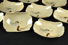 瀬戸焼 加藤作助 志野向付 10客 12.5cm 大正〜昭和初期 - メルカリ