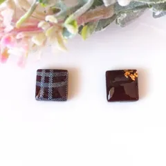 no.381　レジン　バレンタイン　チョコレート風　ピアス　イヤリング　ハンドメイド