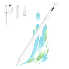 【2023年iPad充電ペン】cimetech手書きペン仕様タッチペンiPadペン無線Type-C充電高感度傾き検知意図しないタッチ防止磁気機能軽量携帯3つの電源インジケータ局替えペン先ペンケース