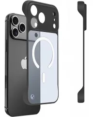 iPhone17promaxケースmagsafe対応フレームレスマグセーフケースframelesscase新型薄型軽量黄ばみなしレンズ保護スリムグリップ感持ちやすいワイヤレス充電MagSafe対応6.9インチ