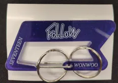 SEVENTEEN 2024 FOLLOW AGAIN TO JAPAN WONWOO CARABINER KEYRING