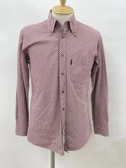 バーバリー ブラックレーベル BURBERRY BLACK LABEL 長袖シャツ 2 綿100％ ロゴボタン 2512WR138