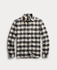 RRL ダブルアールエル バッファロー CHECK ツイル ワークシャツ