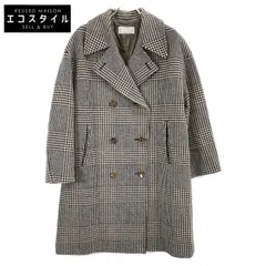 Plage プラージュ ﾌﾞﾗｳﾝ FAbRICA ｸﾞﾚﾝﾁｪｯｸ ｺｰﾄ 38のサムネイル