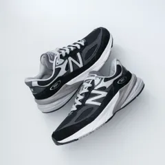 【期間限定価格 在庫残りわずか 】 新品 New Balanceニューバランス ブラック／グレー スニーカー Made in USA 990 v6 男女兼用 M990BK6 スニーカーカジュアルシューズ