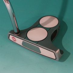 中古 左利き ODYSSEY/オデッセイ WHITE STEEL 2-ball BLADE 35インチ STM パター