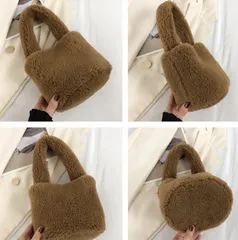 ファーバッグ ミニトートバッグ エコバッグ ミニバッグ トートバッグ 縦型 エコファー ハンドバッグ 韓国 レディース ミニバッグ ふわふわ もけもけ きれいめ サブバッグ トレンド カジュアル