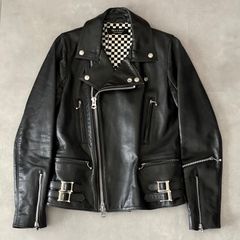 タ*シ様 ゴールデングース/Golden Goose レザーシングルライダースジ