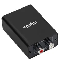 eppfunBluetooth5.4オーディオレシーバーLEAudio/LDAC/APTX-LosslessAdaptive対応96K/24bitブルートゥース受信機RCA対応有線スピーカー/車載/ステレオシステム等に適用