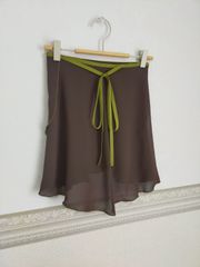 ☆新品未使用☆チャコット☆高田茜☆巻きスカート☆レモンクリーム