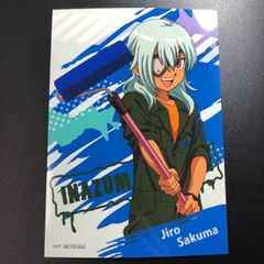 イナズマイレブン アニカフェ 柳生駿河 缶バッジおまけ 佐久間