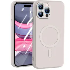 iPhone16ProMax用ケースシリコンMagnetic対応耐衝撃ワイヤレス充電薄型スリムソフトカバーマグセーフ対応軽量TPUレンズの全面保護擦り傷防米軍MIL規格取得全面保護カバーアイフォン16プロ