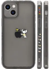 iPhone16用ケーススヌーピースマホケースかわいい全機種対応側面設計クリアTPUバンパーすり傷防止指紋防止全面耐衝撃ワイヤレス充電対応人気おしゃれアイフォン16ケース