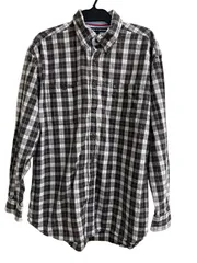 TOMMYHILFIGER 長袖　チェックシャツ　L  212